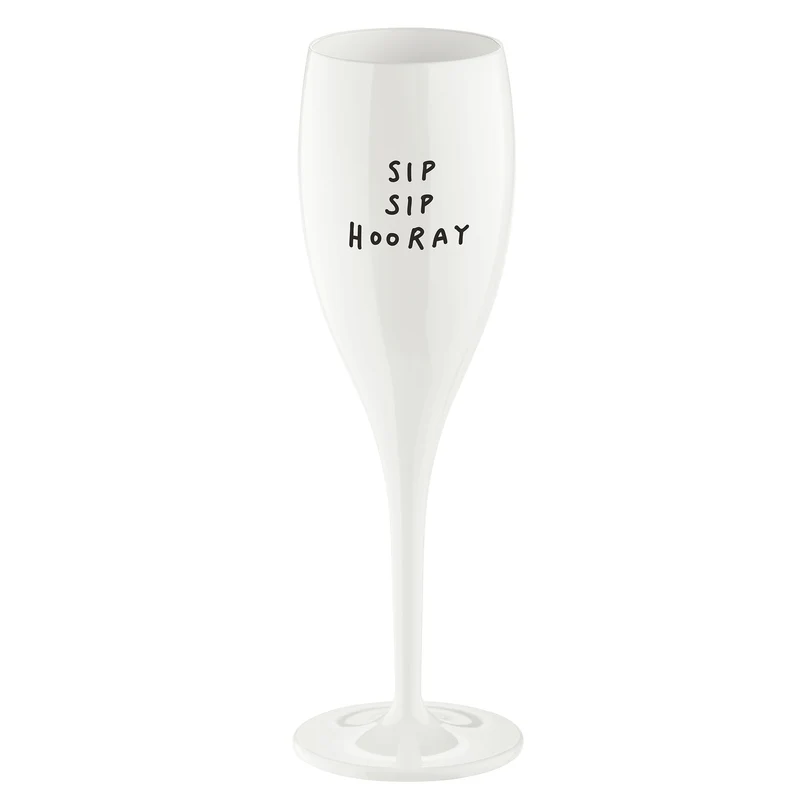 Glas mit Druck CHEERS No. 1 SIP SIP HOORAY