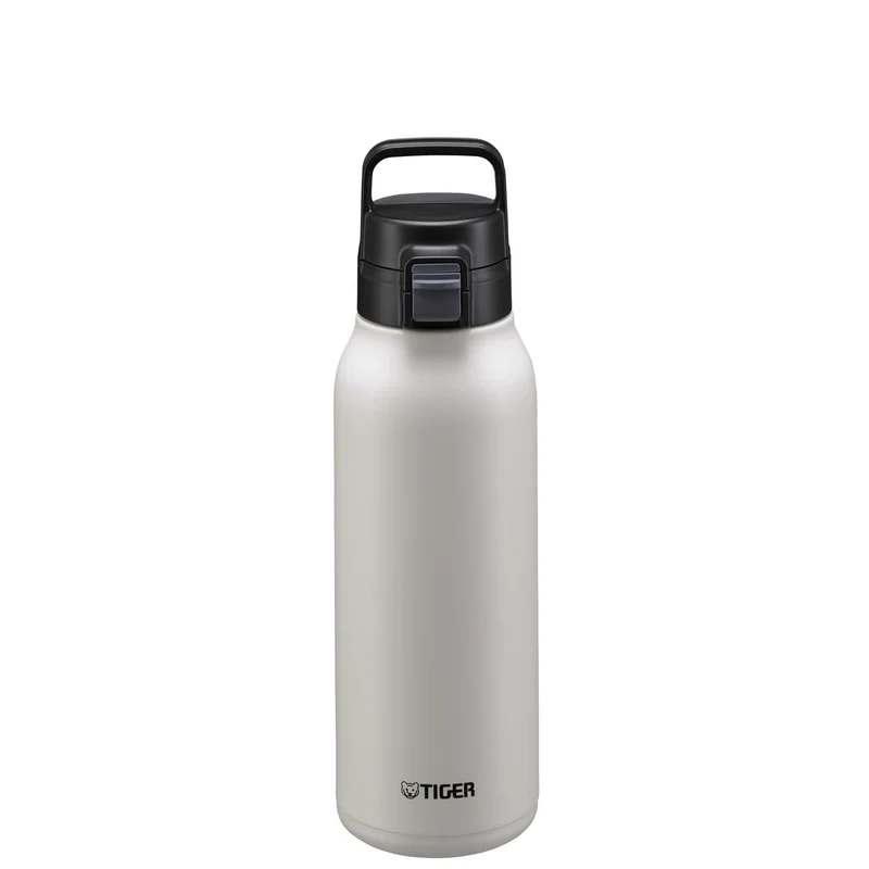 Tiger 1.2L Black Stainless Steel Water Bottle for Sports Cold Storage MTA-B120XM