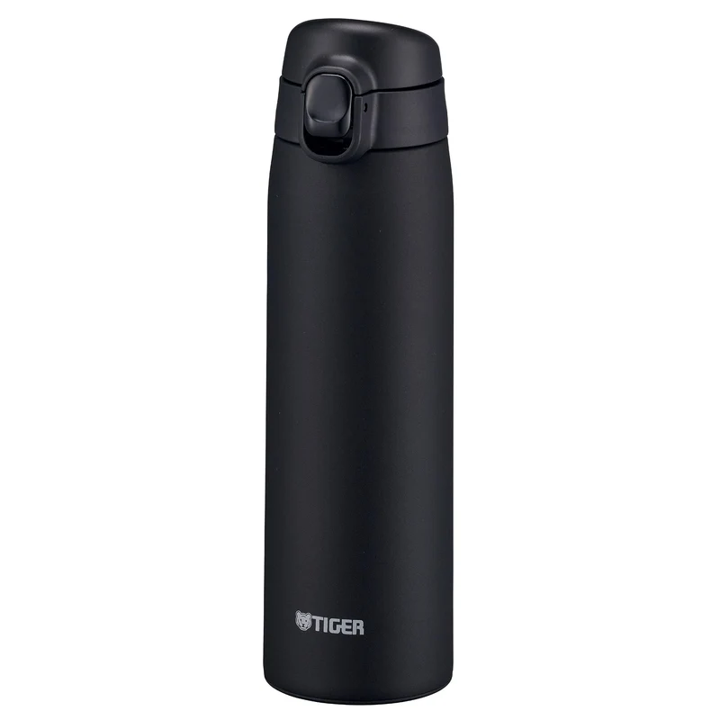 Tiger - 500ml Stainless Steel One-Touch Insulated Water Bottle Stone Black