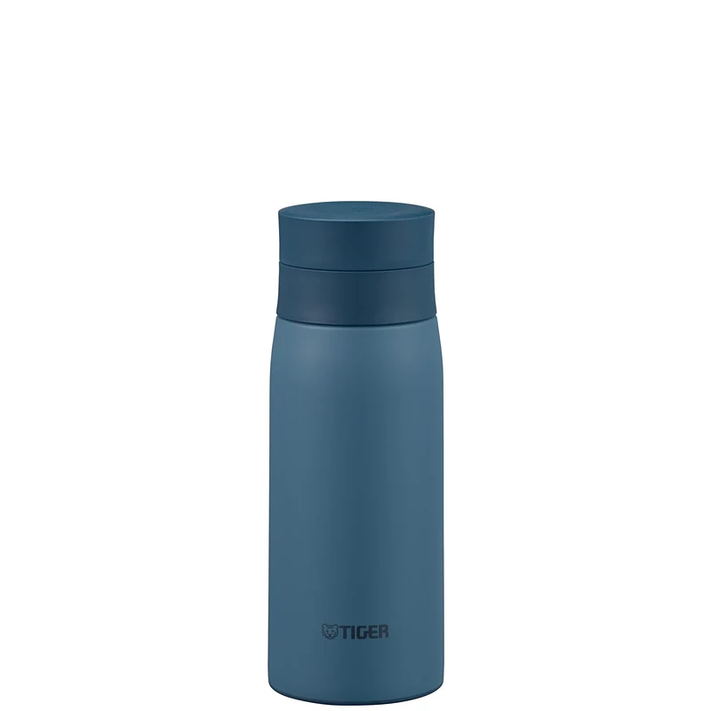 Tiger 350ml Stainless Steel Insulated Hot/Cold Drink Bottle with Ice Stopper Cerulean Blue MCY-K035AC