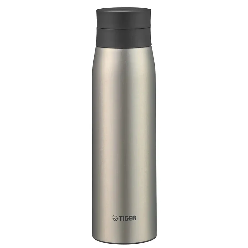 Tiger - 600Ml Stainless Steel Insulated Water Bottle with Ice Stopper