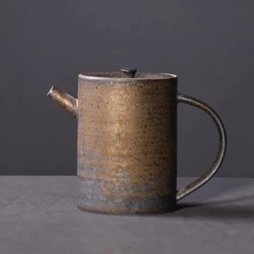 THÉIÈRE CÉRAMIQUE DORÉE BOUGIE