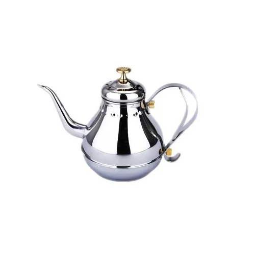THÉIÈRE INOX GRANDE CAPACITÉ DOUBLE ANSE