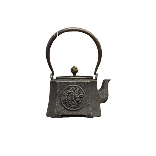 BOUILLOIRE EN FONTE ANTIQUE