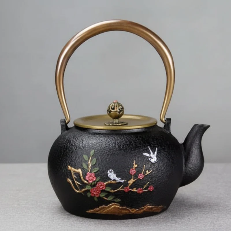 THÉIÈRE EN FONTE TRADITIONNELLE