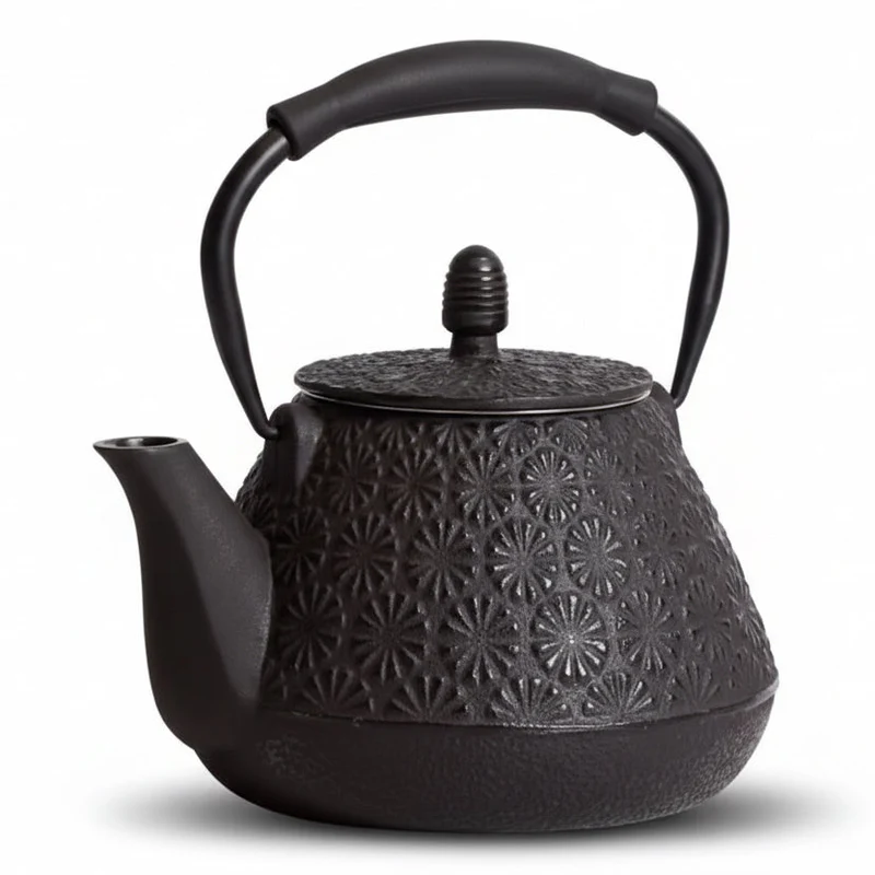 THÉIÈRE EN FONTE (STYLE JAPONAIS) DESIGN DES FLEURS SAKURA