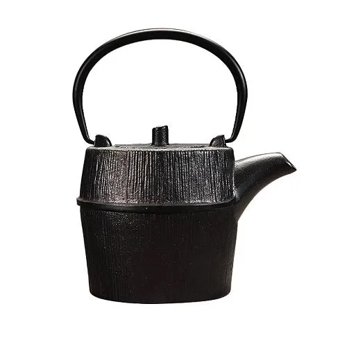 THÉIÈRE EN FONTE (STYLE JAPONAIS) SEAU D'EAU (ORIGINALE)