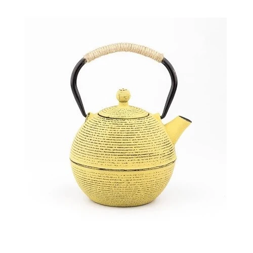 THÉIÈRE EN FONTE TETSUBIN JAUNE
