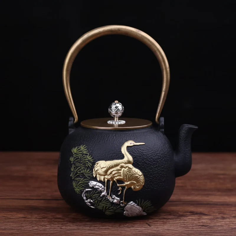 THÉIÈRE EN FONTE NOIRE DE QUALITÉ