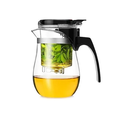 THÉIÈRE EN VERRE DOUBLE PAROI