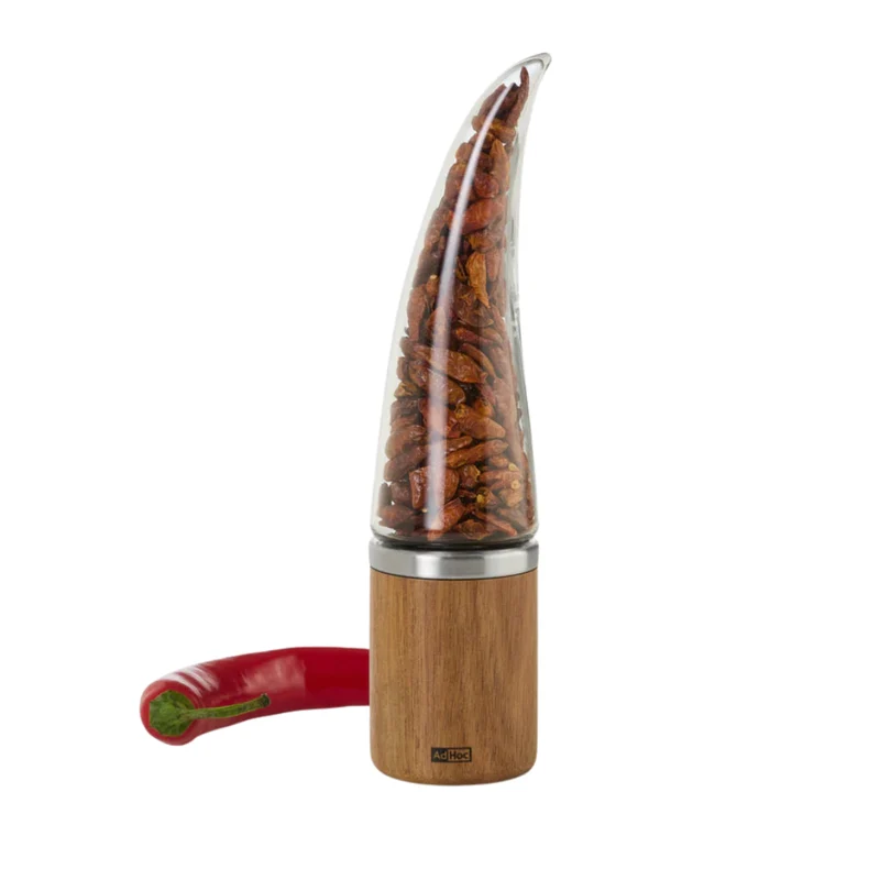 Coupe-piment "Peperone" Verre & Acacia