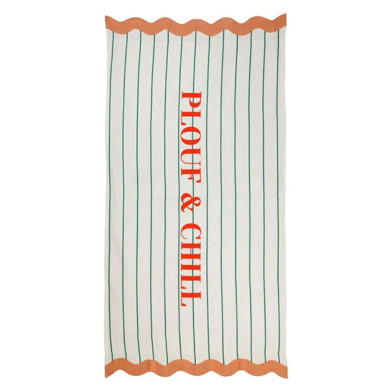 Drap de Bain "Plouf & Chill"