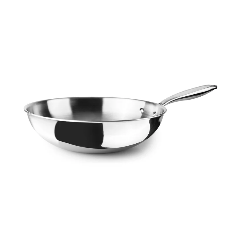 Wok Triply inox 30cm