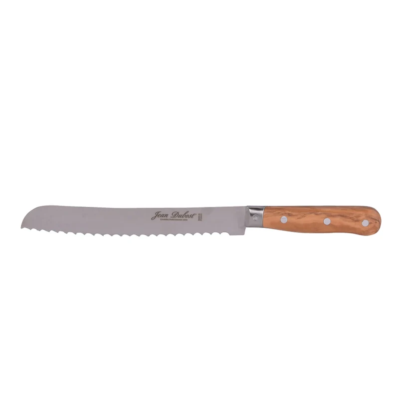 Couteau à pain bois d’olivier 20 cm