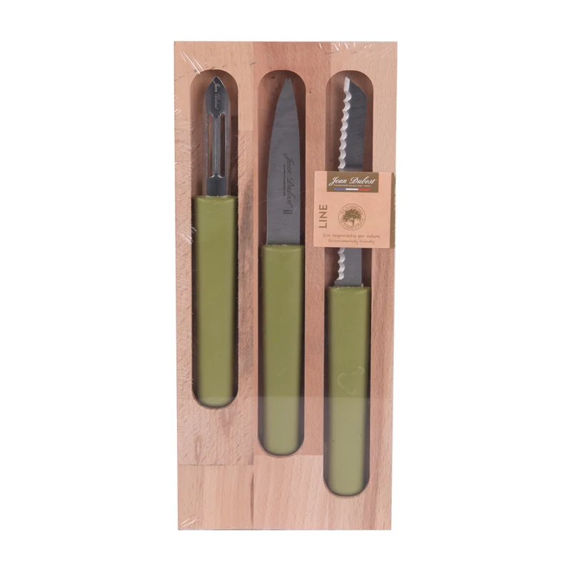 Set 3p éplucheurs inox