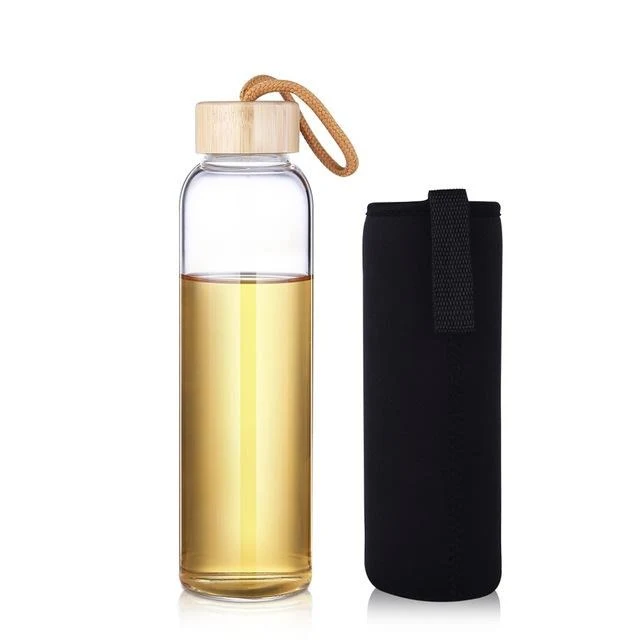 THÉIÈRE NOMADE EN VERRE ET BAMBOU