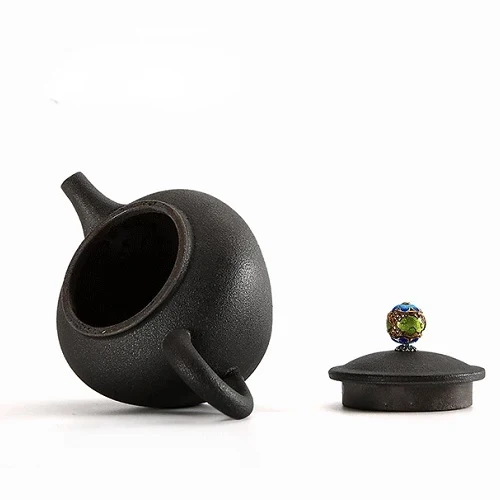 THÉIÈRE EN CÉRAMIQUE ARTISANALE AVEC INFUSEUR