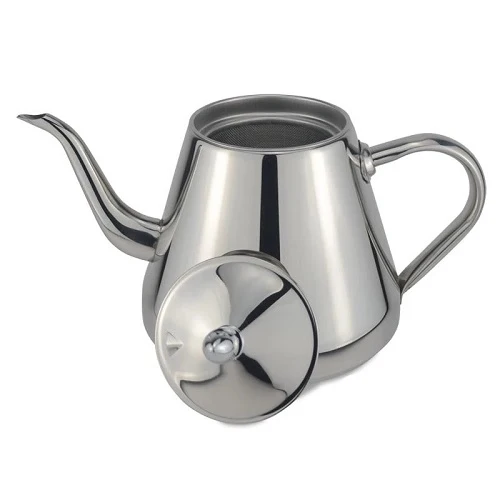 THÉIÈRE EN INOX AVEC FILTRE (ABORDABLE)