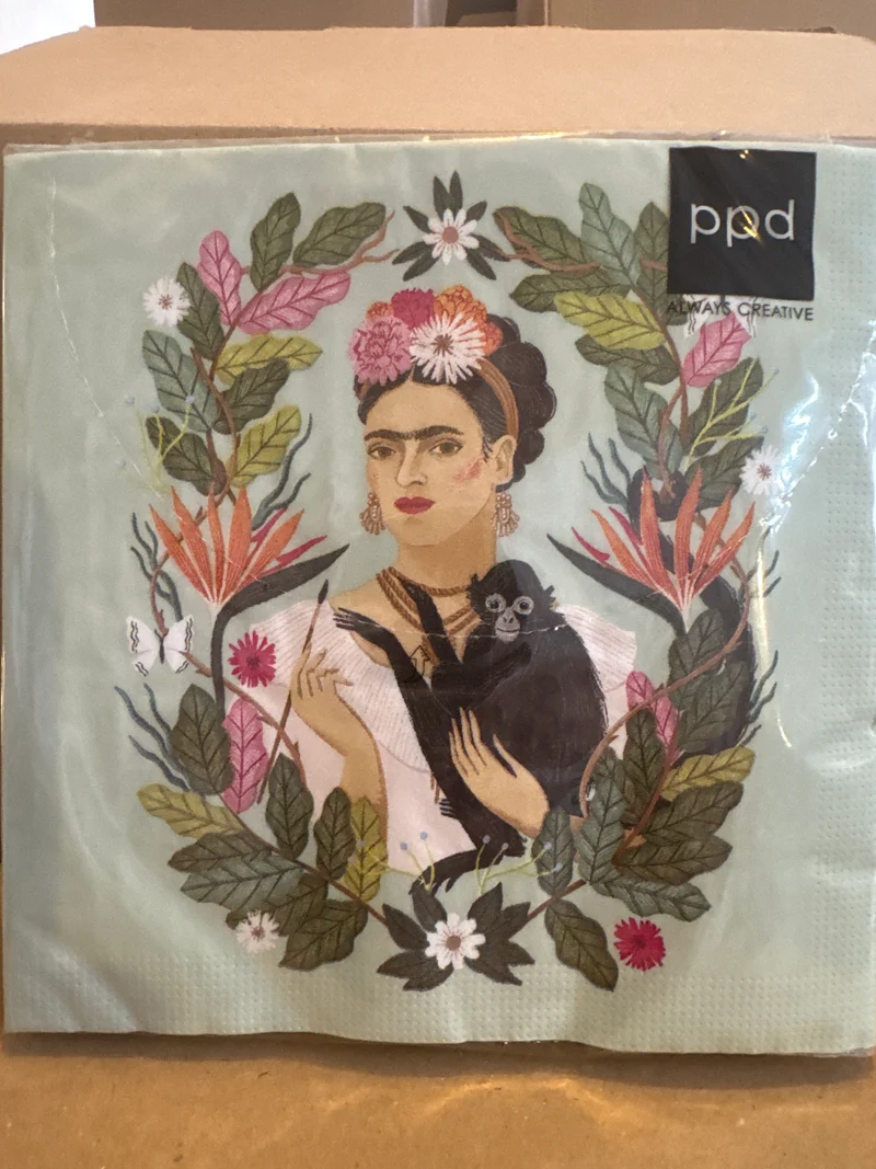 Serviette papier Frida Kahlo 33x33