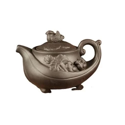 THÉIÈRE CÉRAMIQUE CHINOISE ARTISANALE
