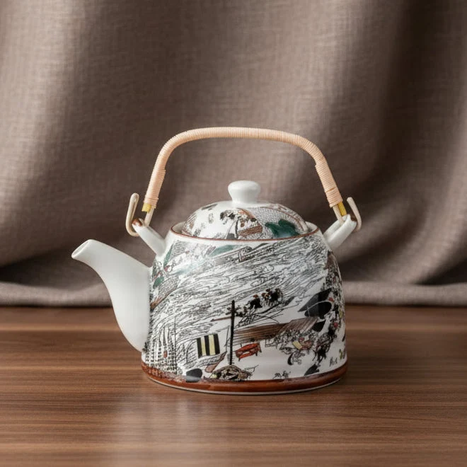 THÉIÈRE EN PORCELAINE CHNOISE 1000 ML