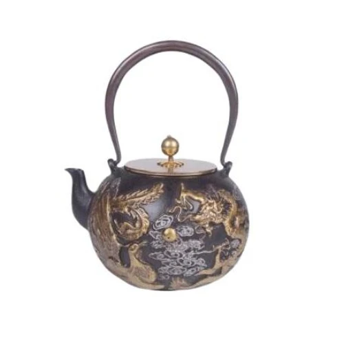 THÉIÈRE EN FONTE ORIGINALE CHINOISE