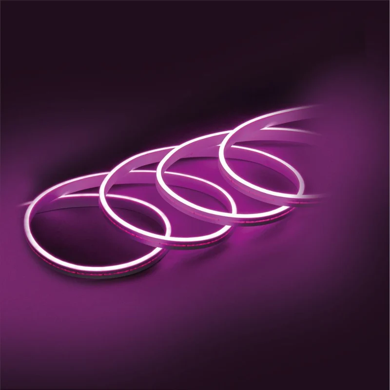 Lotronic - Bande LED IP65 Néon Rose - 5 m