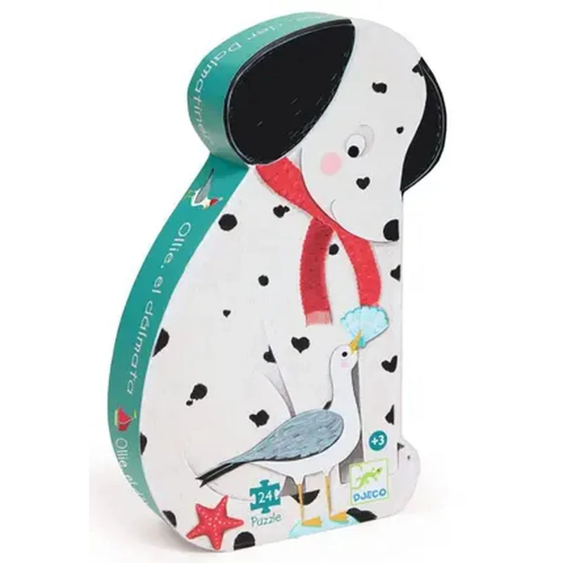 Puzzles Silhouette Ollie Le Dalmatien, Djeco