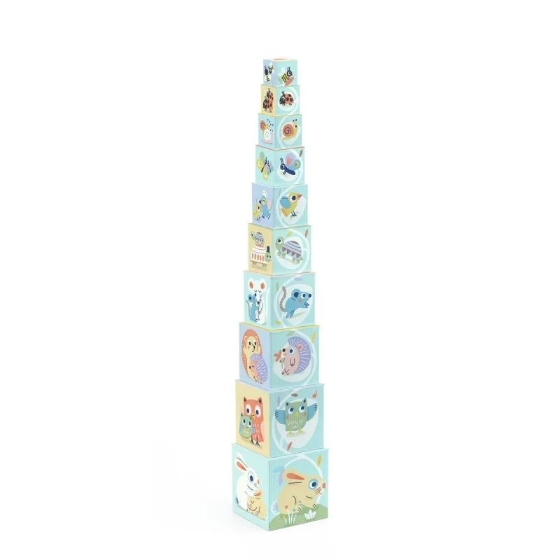 Cubes gigognes baby blocki, Djeco