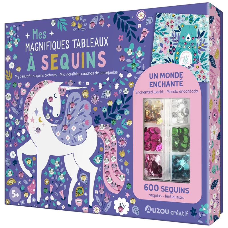 Mes magnifiques tableaux à sequins, Auzou