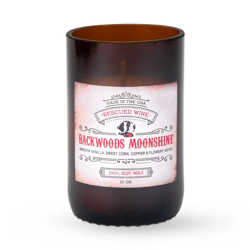 Backwoods Moonshine Scented Long Burn Soy Candle