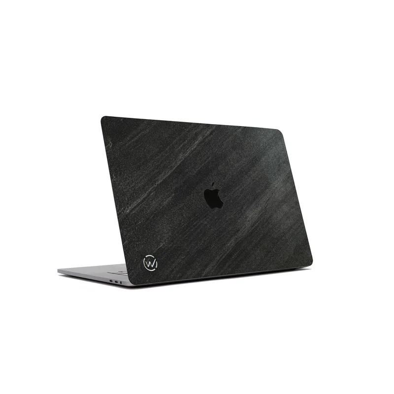Cover en pierre MacBook BLACK BEAN Premium Made in France