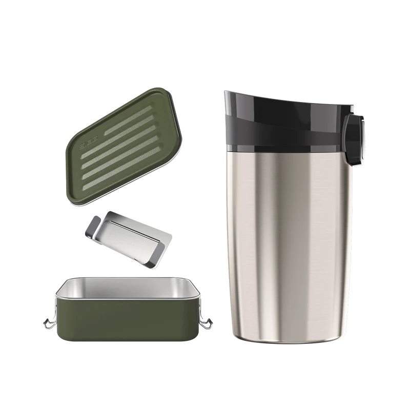 Lunch Bundle Gemstone – Roasted Green & Miracle Mug Brushed