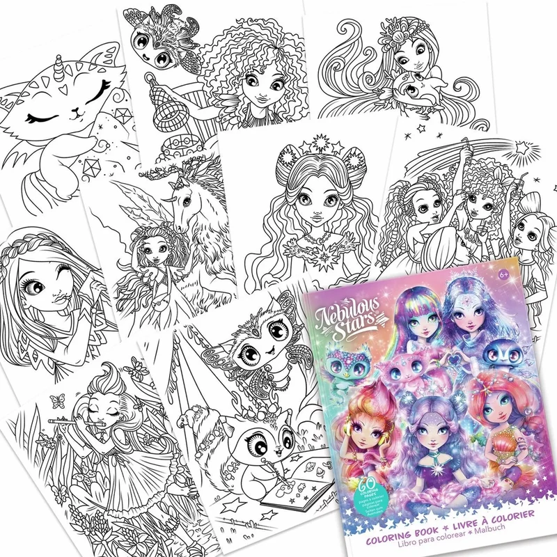Livre de coloriage, Nebulous stars