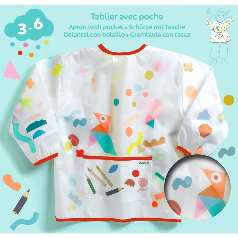 tablier avec poche, Djeco