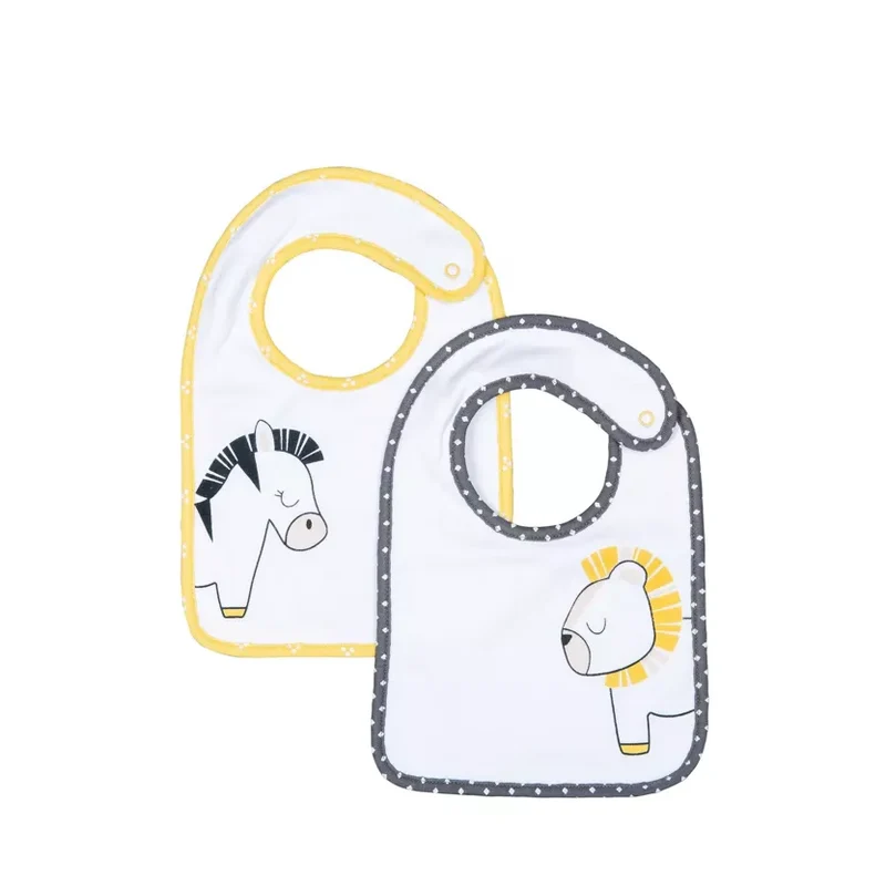 LOT DE 2 BAVOIRS PLUCHE ET POMPON, Sauthon