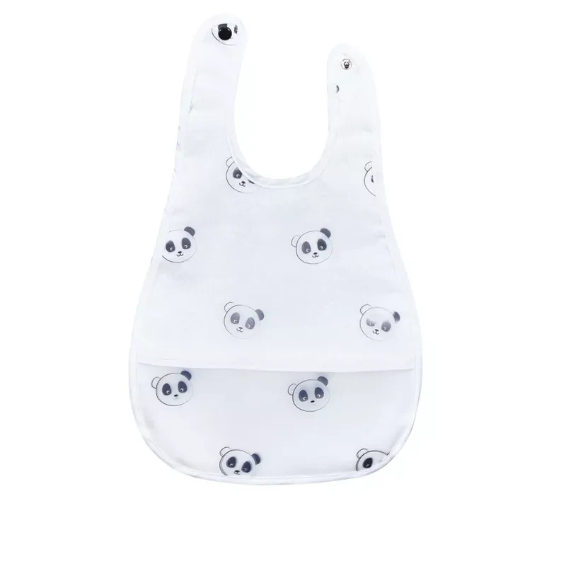 Bavoir plastifié Chao Chao, Sauthon