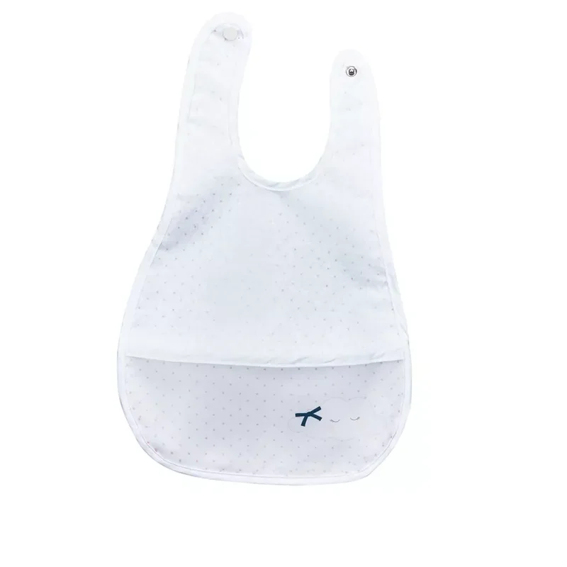 Bavoir plastifié Miss Fleur de Lune nuage, Sauthon