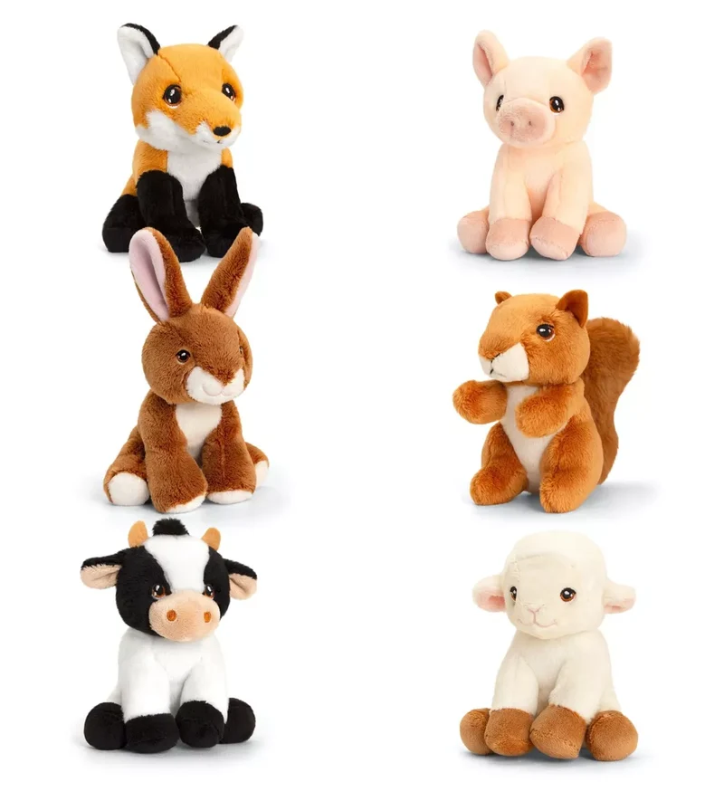 Peluche Animal 12 cm, Keeleco