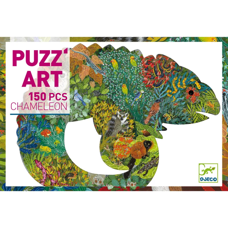 Puzz’art Cameleon 150 pièces, Djeco