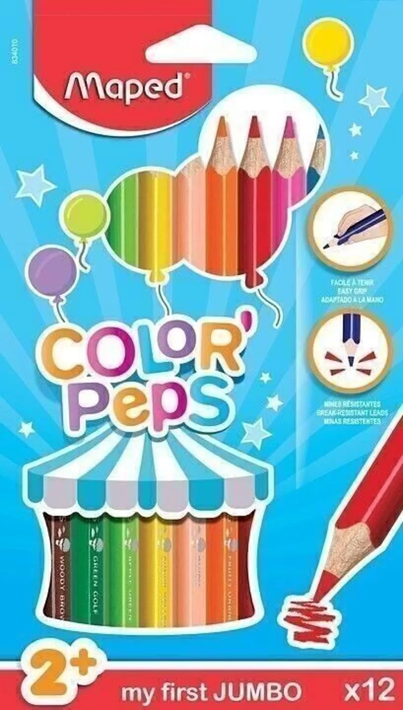 Crayon de couleurs Jumbo, Maped