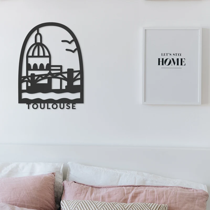 Décoration murale en bois TOULOUSE