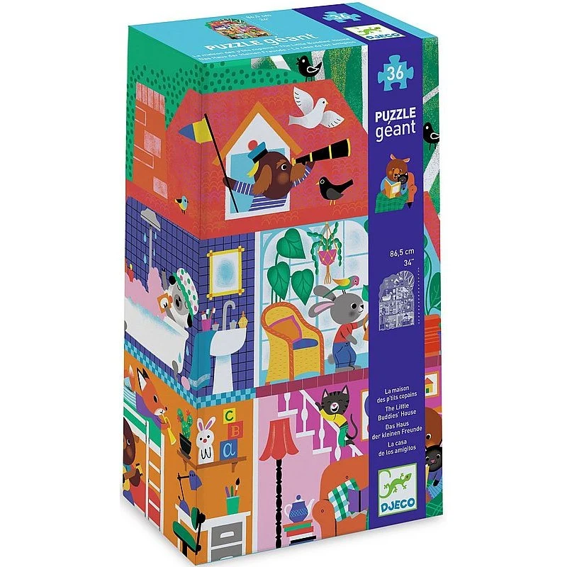 Puzzle Géant La maison des p’tits copains, Djeco