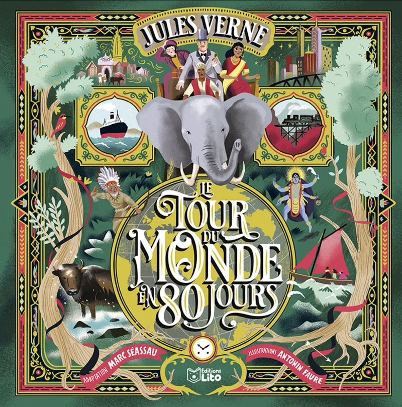 Le tour du monde en 80 jours, Éditions Lito