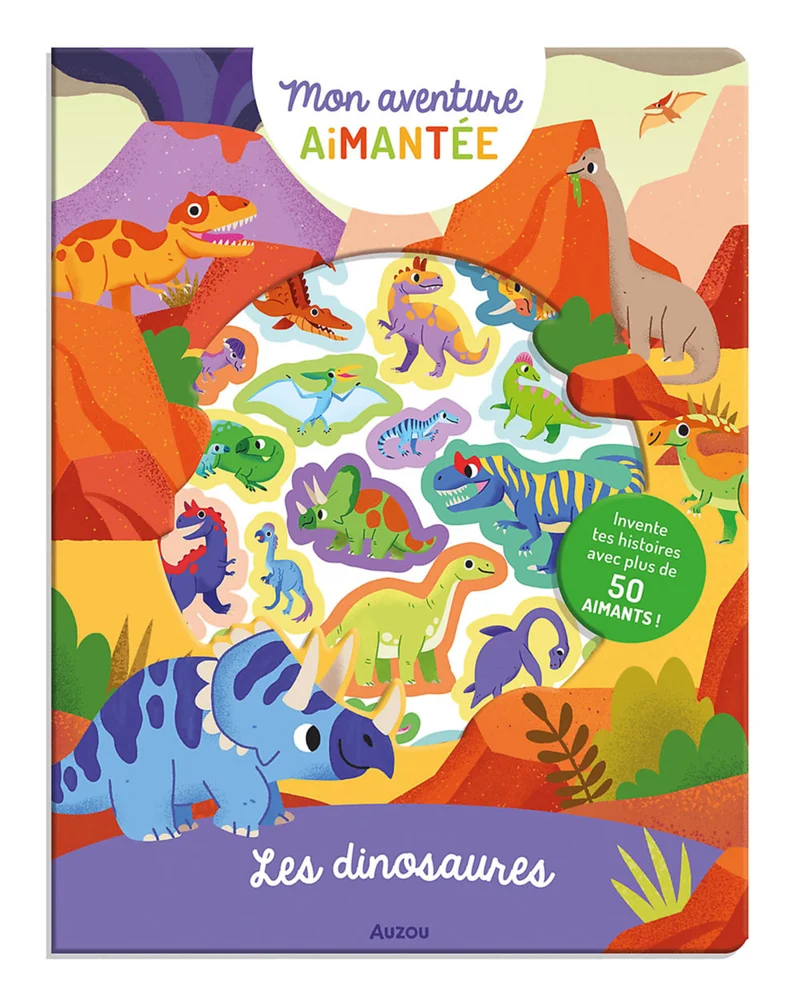 Mon aventure aimantée Les dinosaures, Auzou