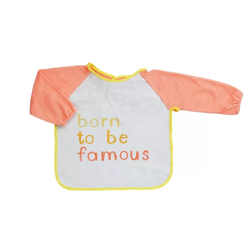 Bavoir tablier éponge Born to be famous, 3,7kg (Copie)