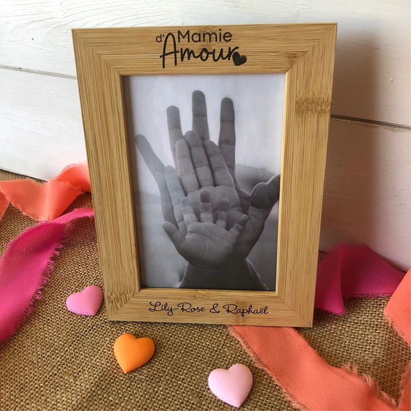 Cadre personnalisable d'amour