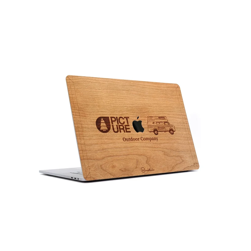 Cover en bois MacBook PICTURE VAN Merisier Premium Made in France