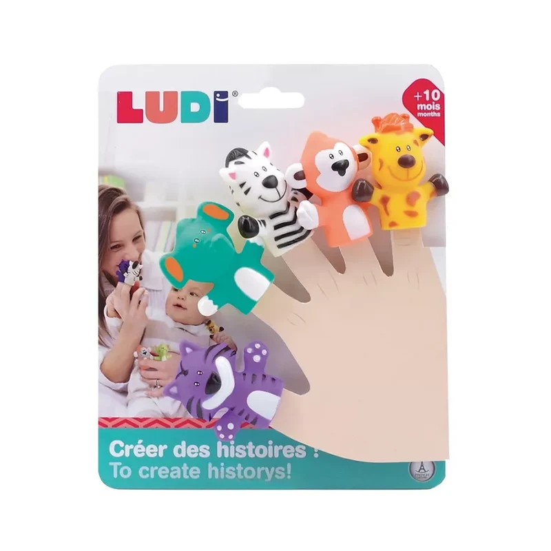 Marionnettes à doigts Savane, Ludi