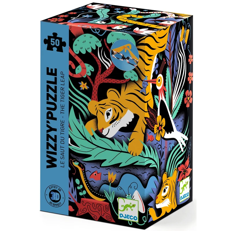 Wizzy’puzzle Le saut du tigre, Djeco